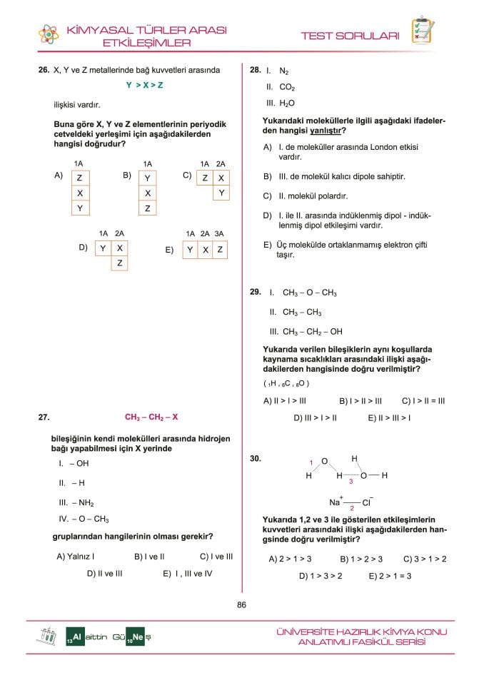 TYT Kimya Kampı Serisi Seti 2026 (BKS - 1)