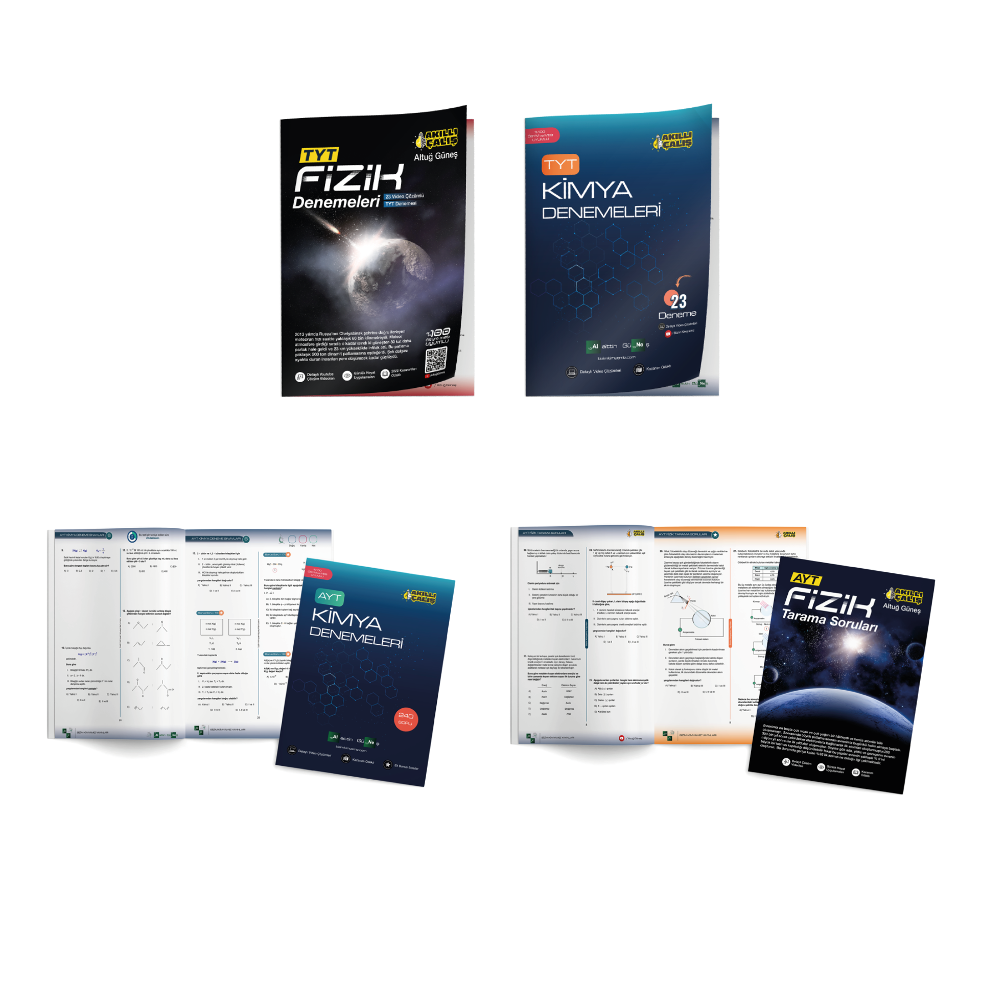 TYT AYT Fizik Kimya Deneme Serisi